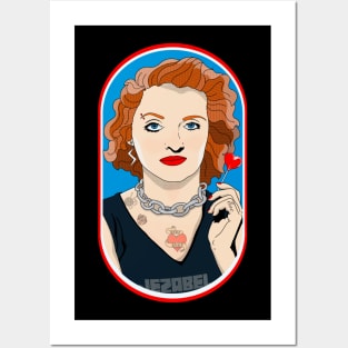 Bette Davis Tattooed Posters and Art